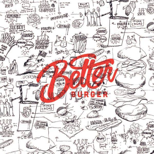 Better Burger branded tile